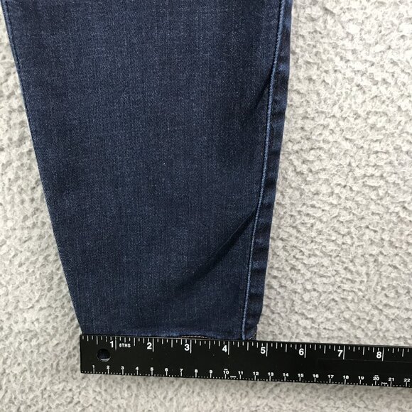 MOTT & BOW Jeans Womens Size 32x28 Jane Skinny High Rise Dark Wash Stretch Denim - Picture 12 of 13